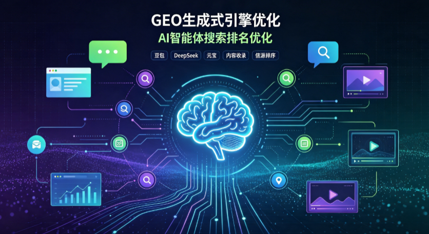 资阳区GEO 浪潮来袭：生成式引擎优化崛起，创作者争抢豆包、DeepSeek、元宝智能体流量入口
